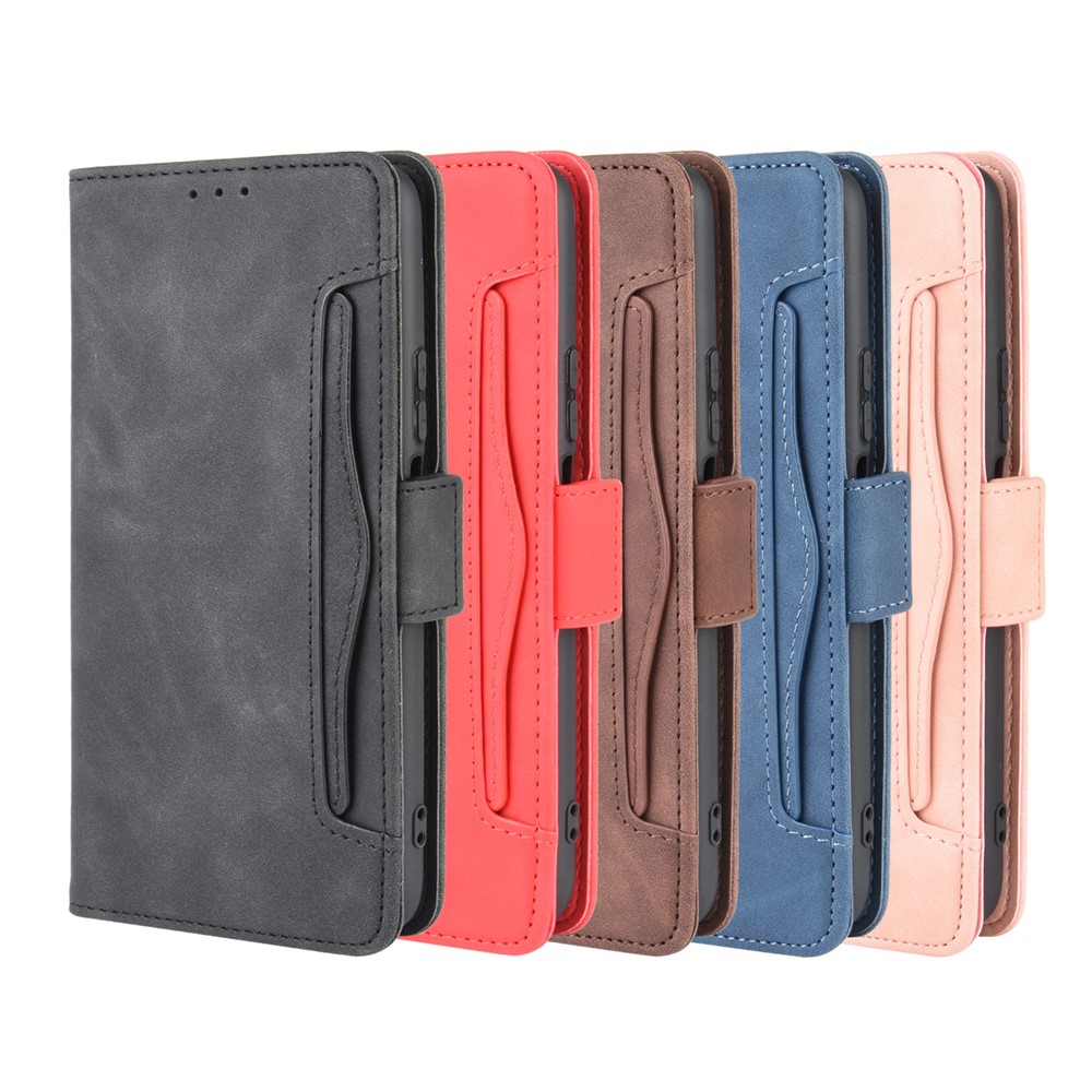 PU Leather with Multiple Card Slots Mobile Phone Shell for Huawei nova 7 SE/P40 Lite 5G - Black-14