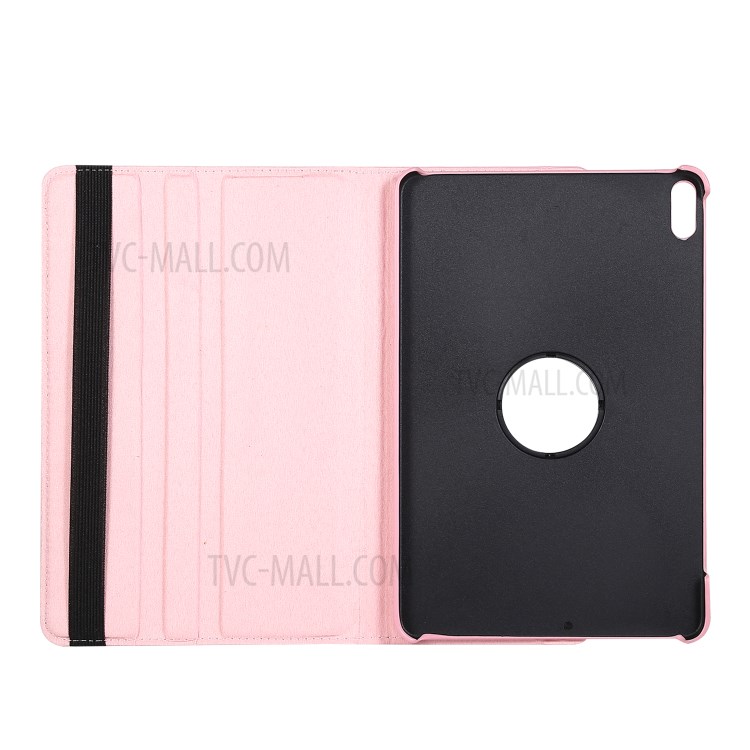 Litchi Skin Leather with 360 Degree Rotary Stand Tablet Case for Huawei MatePad - Pink-4