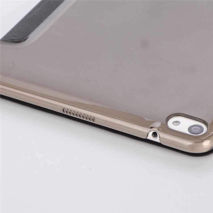 Slim Tri-fold Leather Stand Case for Huawei MediaPad T2 10.0 Pro - Black-7