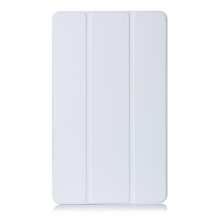 Slim Tri-fold Leather Stand Cover for Huawei MediaPad T2 10.0 Pro - White-2