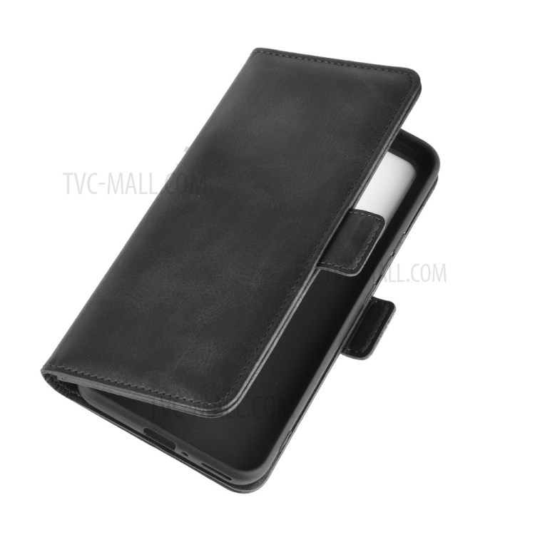 Double Magnetic Clasp Leather with Wallet Shell for Honor 30 - Black-3