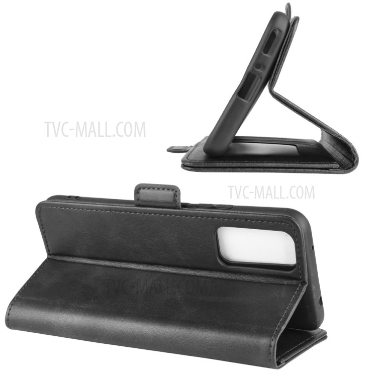 Double Magnetic Clasp Leather with Wallet Shell for Honor 30 - Black-6