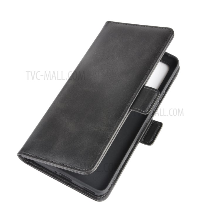 Magnet Adsorption Leather Wallet Case for Huawei nova 7 Pro 5G - Black-3