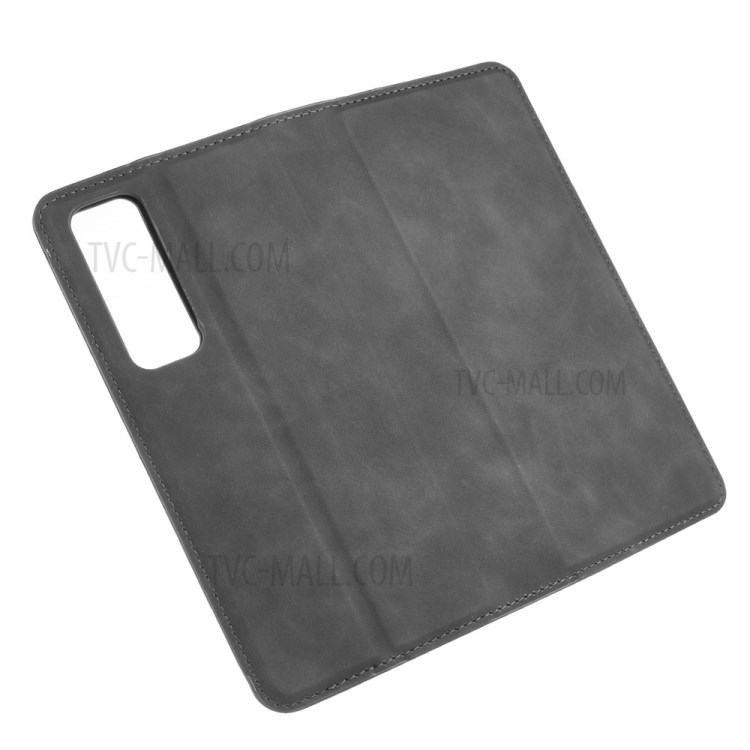 Silky Touch Leather Case for Huawei nova 7 Pro 5G - Black-6