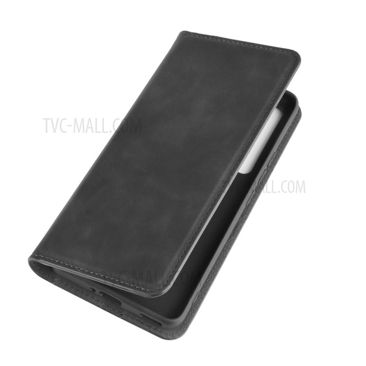 Silky Touch Leather Case for Huawei nova 7 Pro 5G - Black-7
