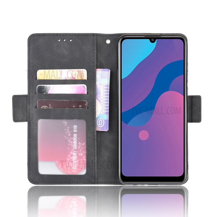 Magnetic PU Leather Shell with Multiple Card Slots for Honor Play 9A/Honor 9A - Black-5