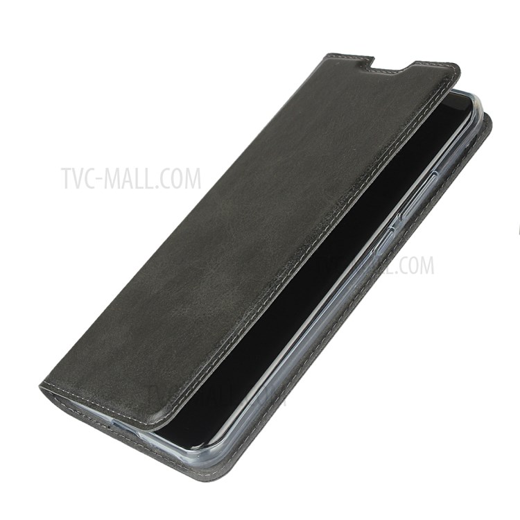 Leather Card Slot Stand Case with Lanyard for Huawei P40 Pro - Black-8