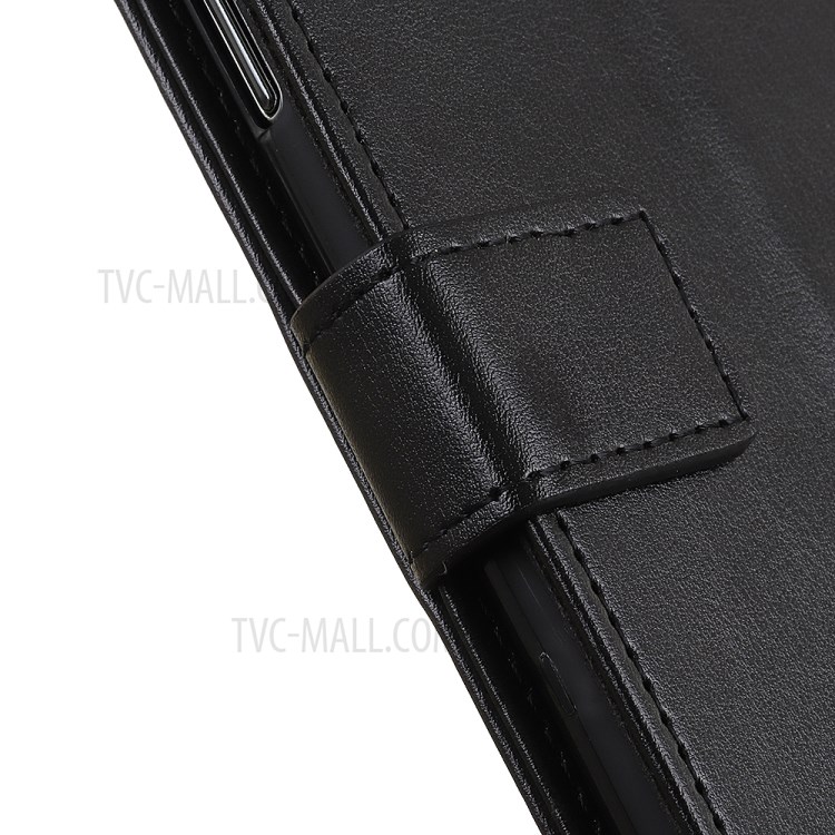 Leather Stand Phone Case with Card Slots for Huawei Y6P - Black-8