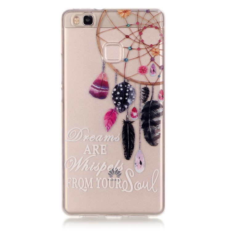 IMD Clear Soft TPU Cover Case for Huawei P9 Lite / G9 Lite - Dream Catcher-1