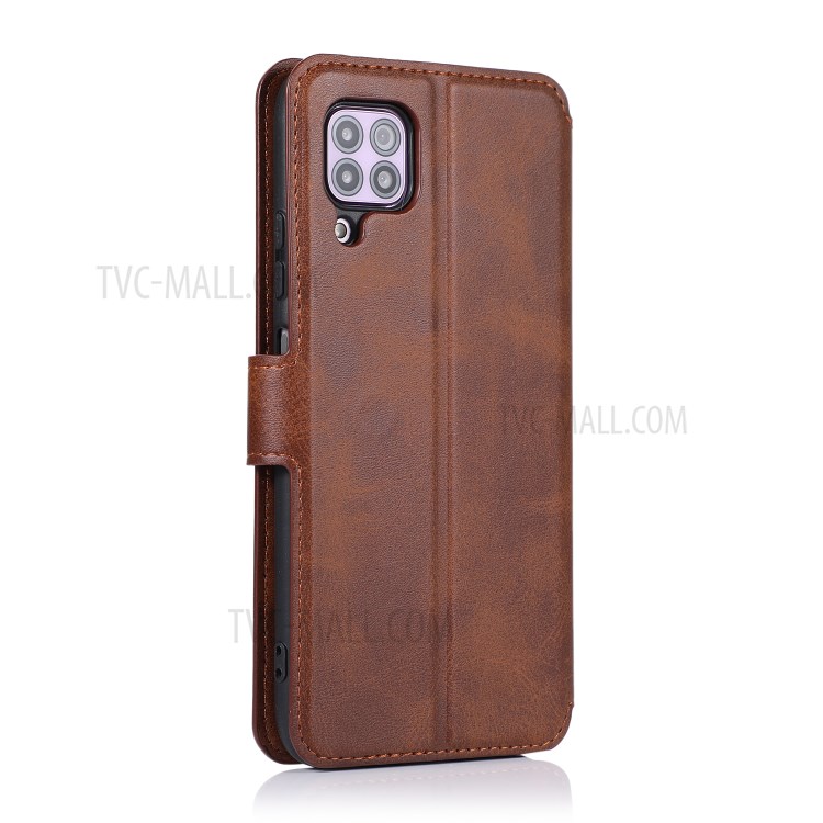 Extreme Series Folio PU Leather Case for Huawei P40 lite 4G/nova 6 SE/Nova 7i - Brown-3