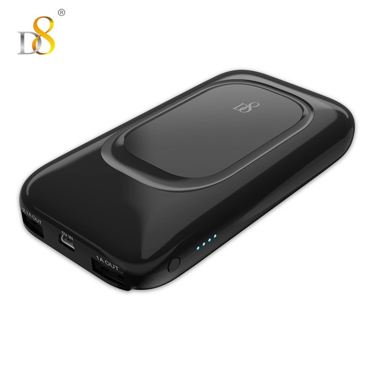 D8 8000mAh Dual USB Ports External Power Bank for iPhone Samsung-3