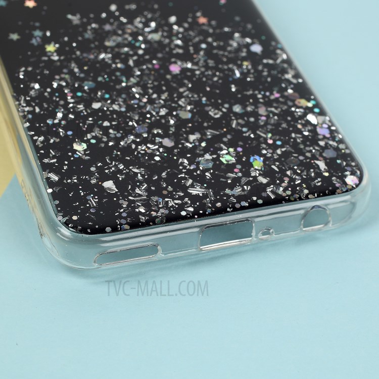 Glitter Sequins Inlaid Style TPU Stylish Case for Huawei Honor 30S - Black-5