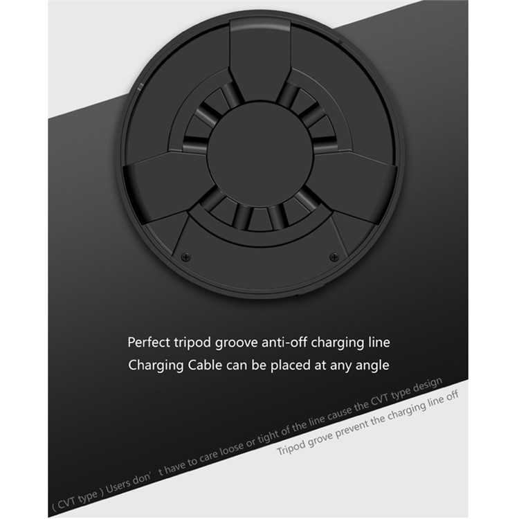 3 in 1 Aluminium Alloy Charging Dock + Power Bank + Storage Case for Apple Watch - Black-3