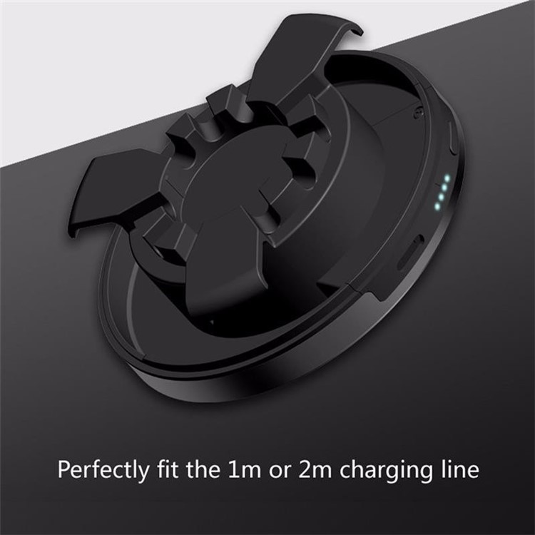 3 in 1 Aluminium Alloy Charging Dock + Power Bank + Storage Case for Apple Watch - Black-4