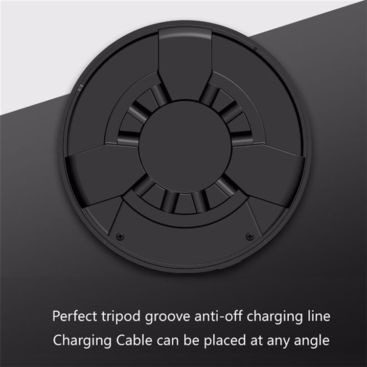 3 in 1 Aluminium Alloy Charging Dock + Power Bank + Storage Case for Apple Watch - Black-5