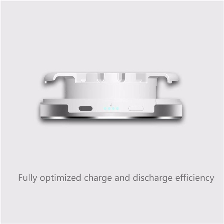 3 in 1 Aluminium Alloy Charging Dock + Power Bank + Storage Case for Apple Watch - Silver Color-11