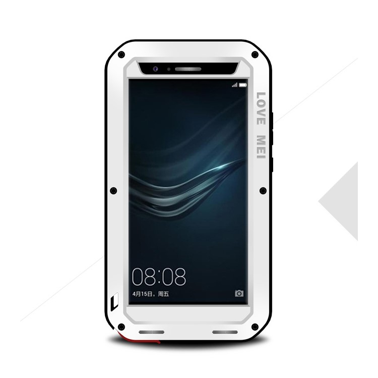 LOVE MEI Powerful Case for Huawei P9 Plus Shockproof Dropproof Dustproof Cover - White-1