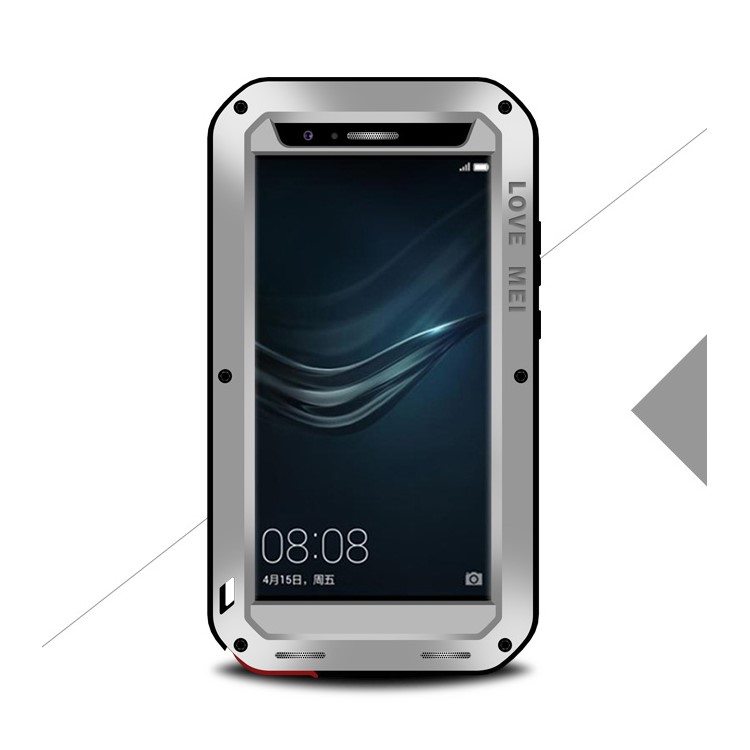 LOVE MEI Powerful Shockproof Dropproof Dustproof Phone Case for Huawei P9 Plus - Silver-1