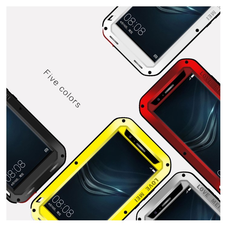 LOVE MEI Powerful Shockproof Dropproof Dustproof Phone Case for Huawei P9 Plus - Silver-2