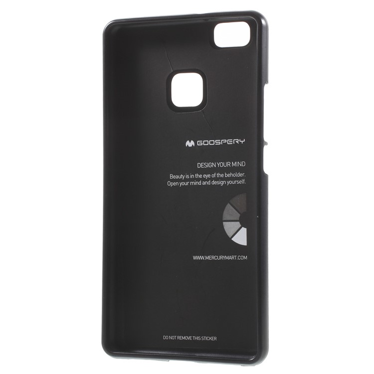 MERCURY GOOSPERY i JELLY Metallic TPU Case for Huawei P9 Lite - Black-3