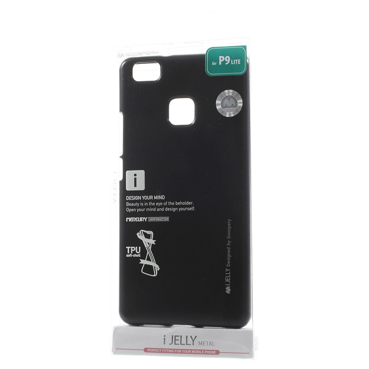 MERCURY GOOSPERY i JELLY Metallic TPU Case for Huawei P9 Lite - Black-6