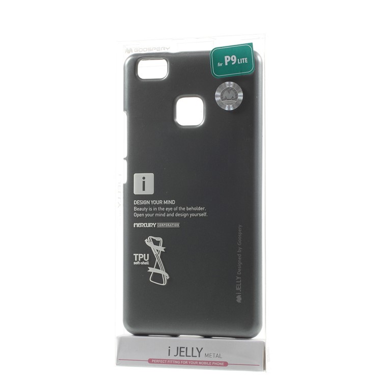 MERCURY GOOSPERY i JELLY Metallic TPU Shell for Huawei P9 Lite - Grey-6