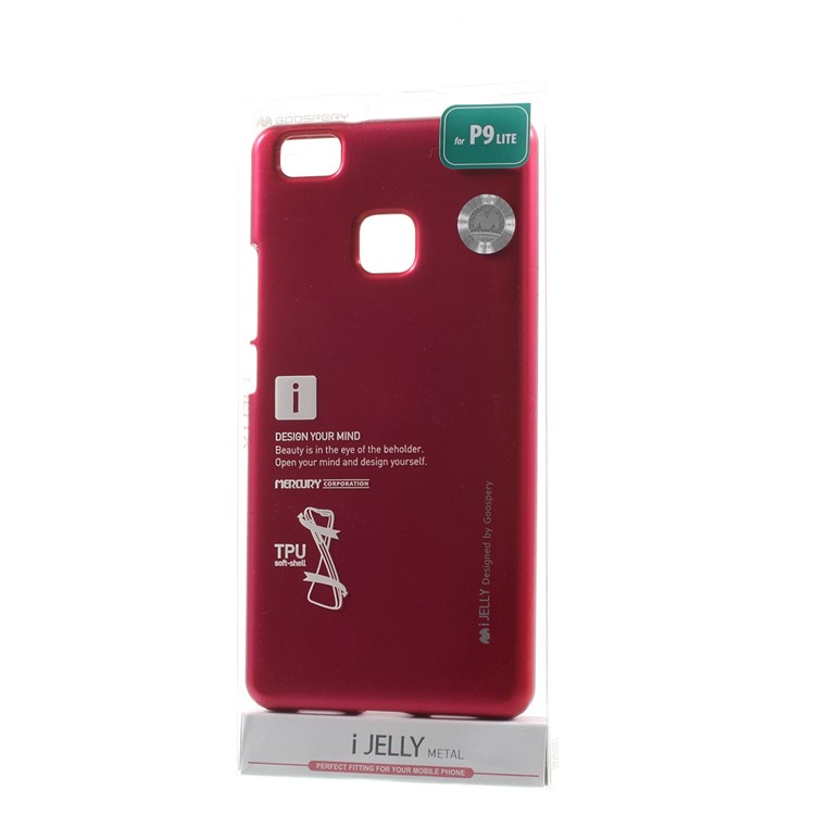 MERCURY GOOSPERY i JELLY Metallic TPU Cover for Huawei P9 Lite - Rose-6
