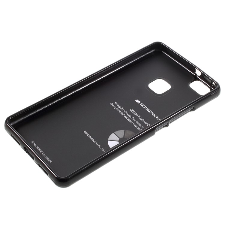 MERCURY GOOSPERY Glitter Powder TPU Gel Case for Huawei P9 Lite / G9 Lite - Black-5