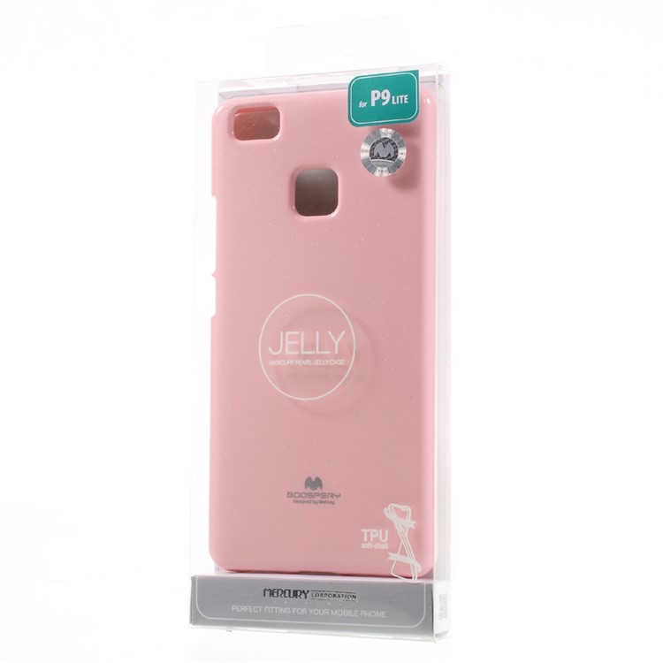 MERCURY GOOSPERY Glitter Powder TPU Skin Shell for Huawei P9 Lite / G9 Lite - Pink-6