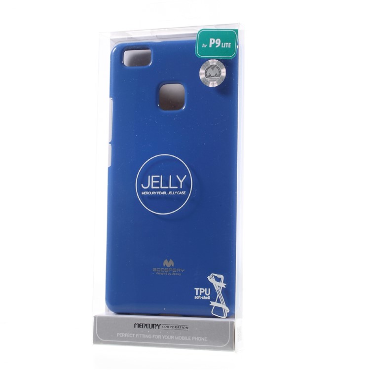 MERCURY GOOSPERY Glitter Powder TPU Phone Cover for Huawei P9 Lite / G9 Lite - Dark Blue-6