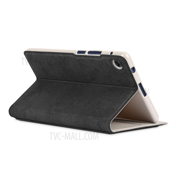 Stand PU Leather Tablet Case Cover with Pocket for Huawei MatePad T8 - Black-6