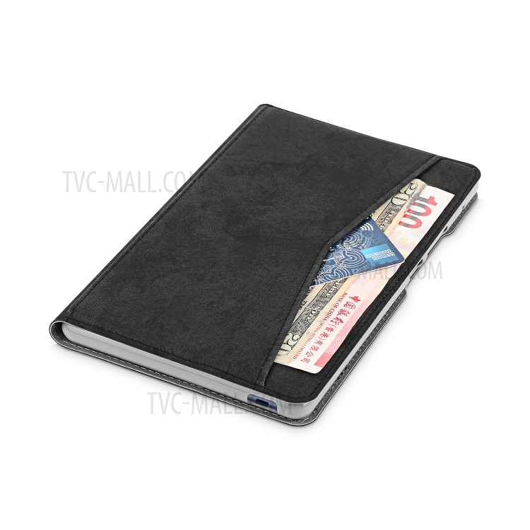 Stand PU Leather Tablet Case Cover with Pocket for Huawei MatePad T8 - Black-7