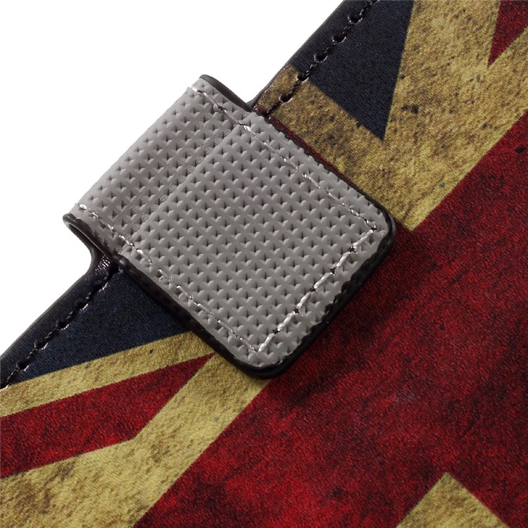 Colorful Pattern Flip Leather Wallet Shell for Huawei Honor 5A - Retro British Flag-11