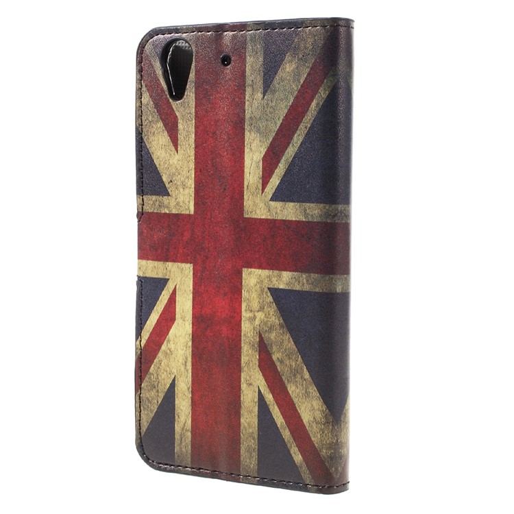 Colorful Pattern Flip Leather Wallet Shell for Huawei Honor 5A - Retro British Flag-2