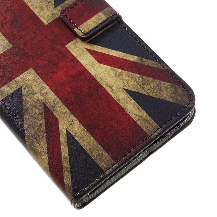 Colorful Pattern Flip Leather Wallet Shell for Huawei Honor 5A - Retro British Flag-8