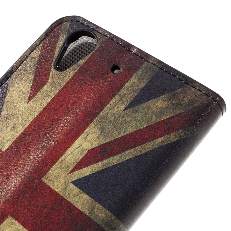 Colorful Pattern Flip Leather Wallet Shell for Huawei Honor 5A - Retro British Flag-9