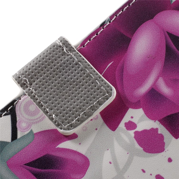 Colorful Pattern Flip Leather Wallet Stand Case for Huawei Honor 5A - Fresh Flower-11