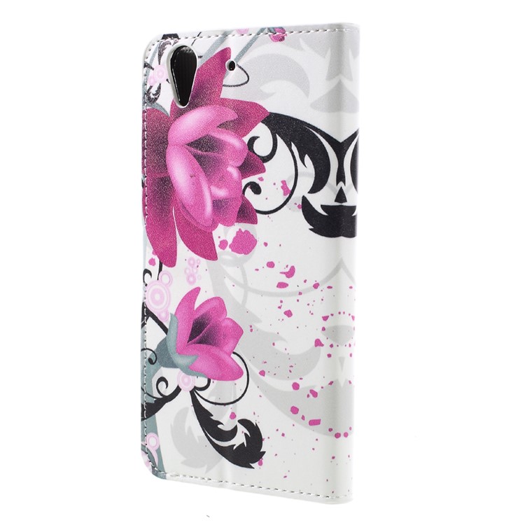 Colorful Pattern Flip Leather Wallet Stand Case for Huawei Honor 5A - Fresh Flower-2