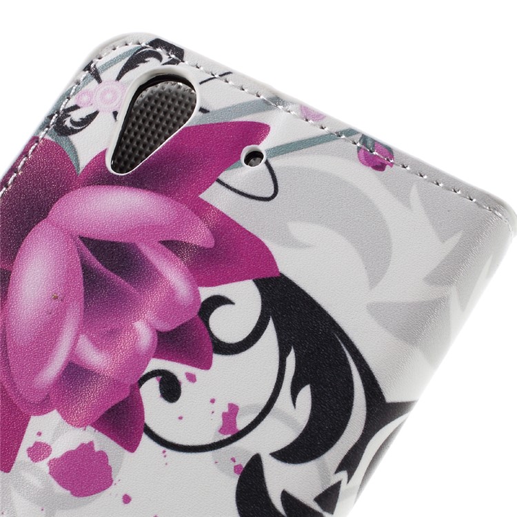 Colorful Pattern Flip Leather Wallet Stand Case for Huawei Honor 5A - Fresh Flower-9