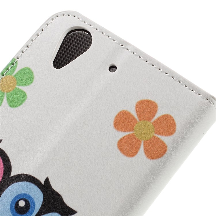 Colorful Pattern Flip Leather Wallet Phone Case for Huawei Honor 5A - Owl Couple-9
