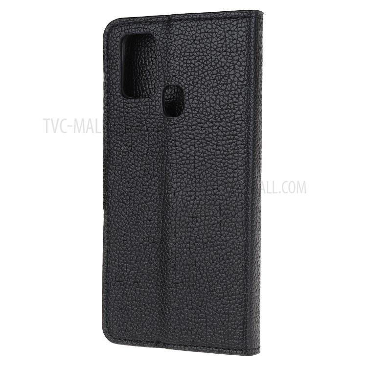 Litchi Texture Leather Wallet Stand Mobile Shell for Huawei P smart 2020-3