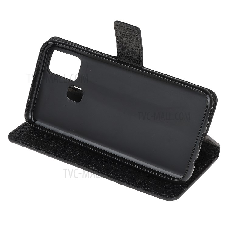 Lichia Textura Carteira De Couro Ficar Shell Móvel Para Huawei P SMART 2020-5