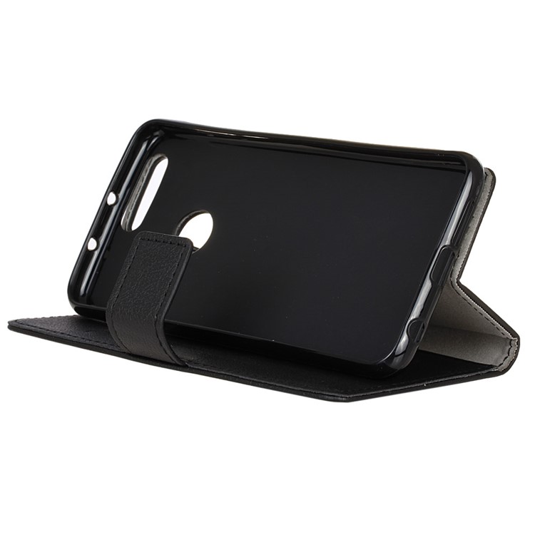 Wallet Leather Stand Case for Huawei Honor 8 - Black-4