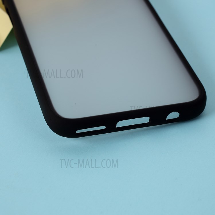 Matte PC + TPU Mobile Case with Slide Camera Cover for Huawei P40 lite E/nova 6 SE/Nova 7i - Black-6