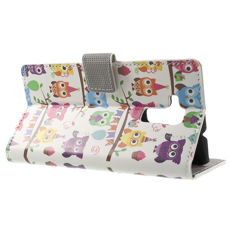 Magnetic Leather Stand Case for Huawei Honor 5c / GT3 - Multiple Owls-3
