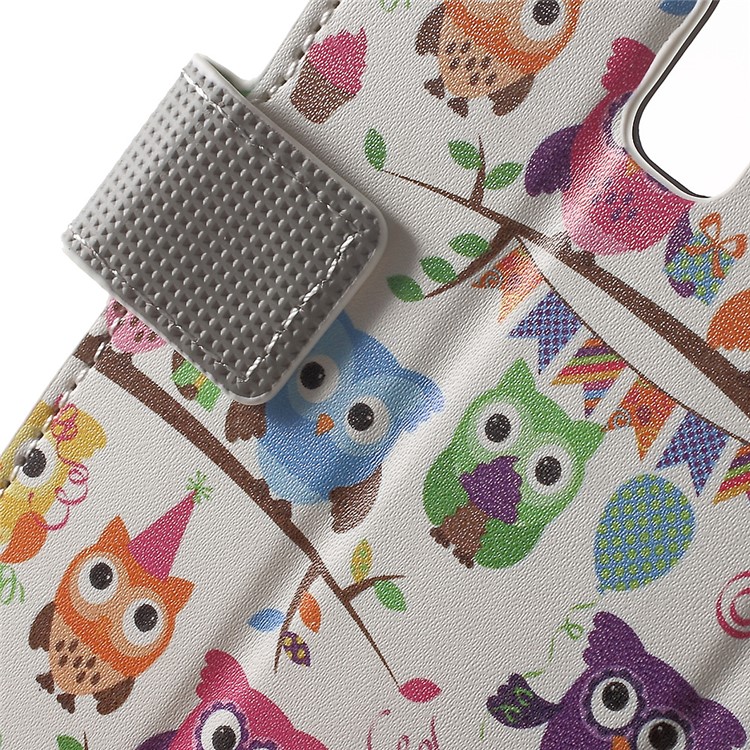 Magnetic Leather Stand Case for Huawei Honor 5c / GT3 - Multiple Owls-6