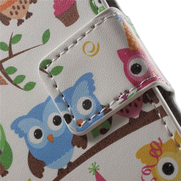 Magnetic Leather Stand Case for Huawei Honor 5c / GT3 - Multiple Owls-7