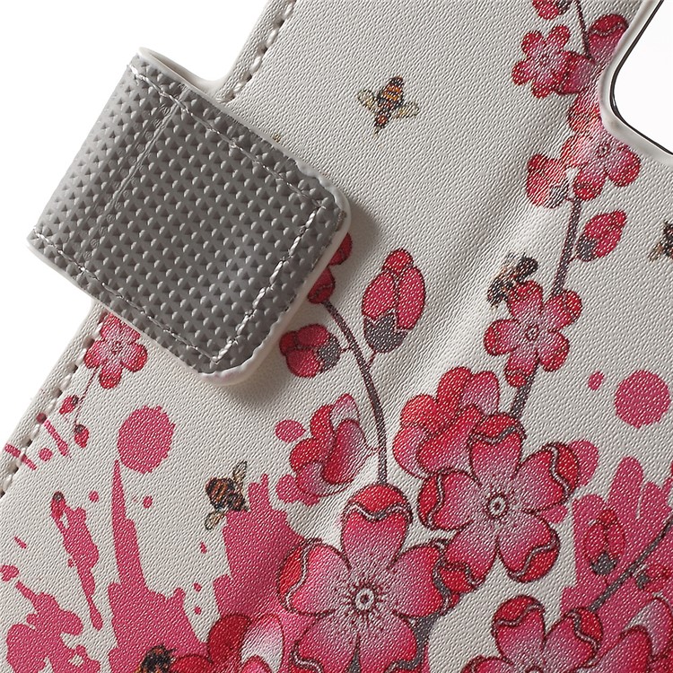Phone Leather Stand Case for Huawei Honor 5c / GT3 - Plum Blossom-6