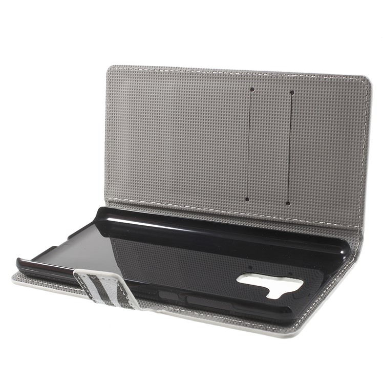 Leather Stand Case with Card Slots for Huawei Honor 5c / GT3 - Zebra Stripes-5