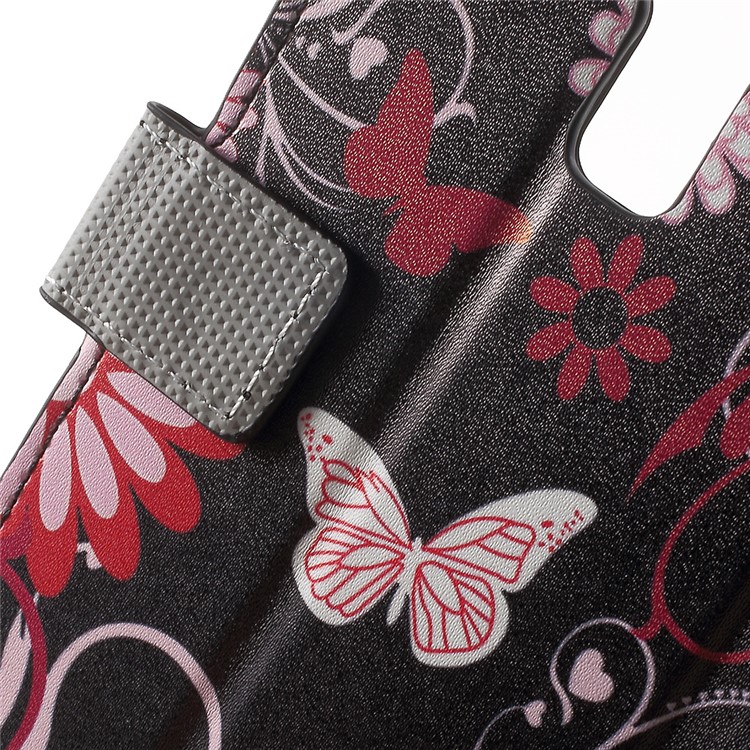 Wallet Leather Protective Case for Huawei Honor 5c / GT3 - Butterfly Flowers-6